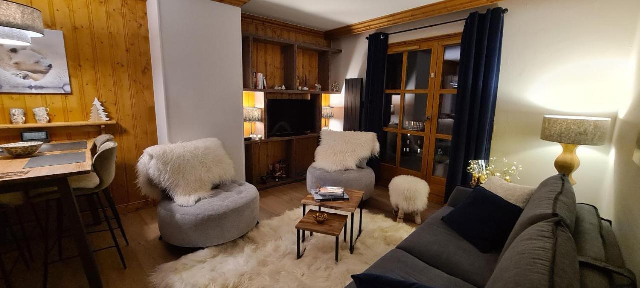 Arc 1950 Appartement De Standing Refuge Du Montagnard, Vue Incroyable Sur Le Montblanc, Skis Aux Pieds Acces Spa Et Piscine Les Arcs  Buitenkant foto