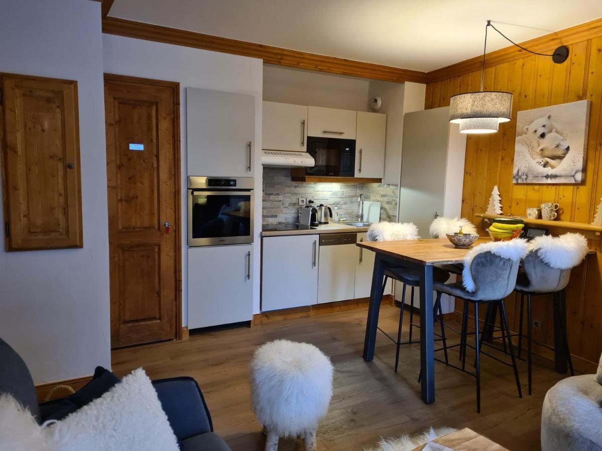 Arc 1950 Appartement De Standing Refuge Du Montagnard, Vue Incroyable Sur Le Montblanc, Skis Aux Pieds Acces Spa Et Piscine Les Arcs  Buitenkant foto