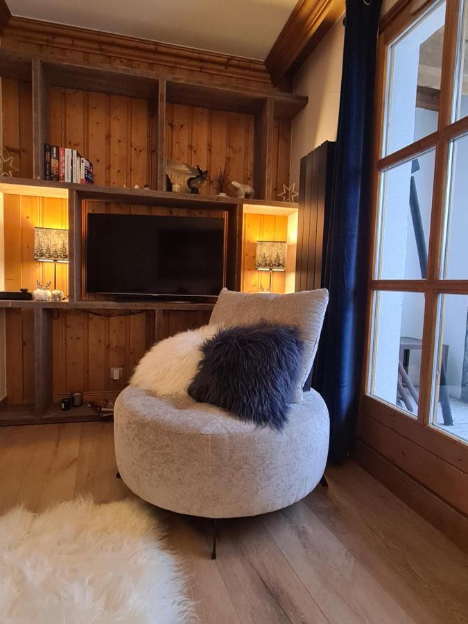 Arc 1950 Appartement De Standing Refuge Du Montagnard, Vue Incroyable Sur Le Montblanc, Skis Aux Pieds Acces Spa Et Piscine Les Arcs  Buitenkant foto