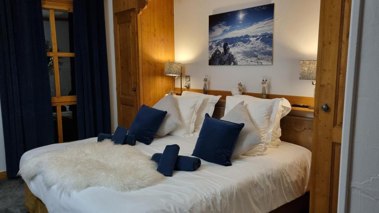 Arc 1950 Appartement De Standing Refuge Du Montagnard, Vue Incroyable Sur Le Montblanc, Skis Aux Pieds Acces Spa Et Piscine Les Arcs  Buitenkant foto